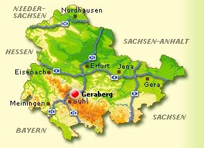 Lagekarte Geraberg