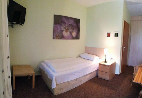 Blick in ein Gästezimmer