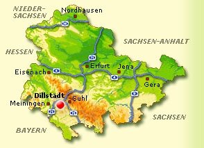 Lagekarte Dillstädt