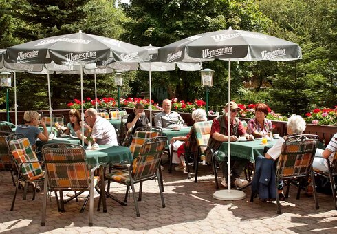 Biergarten / Sonnenterrasse