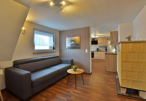 Blick in den Wohn-Essbereich