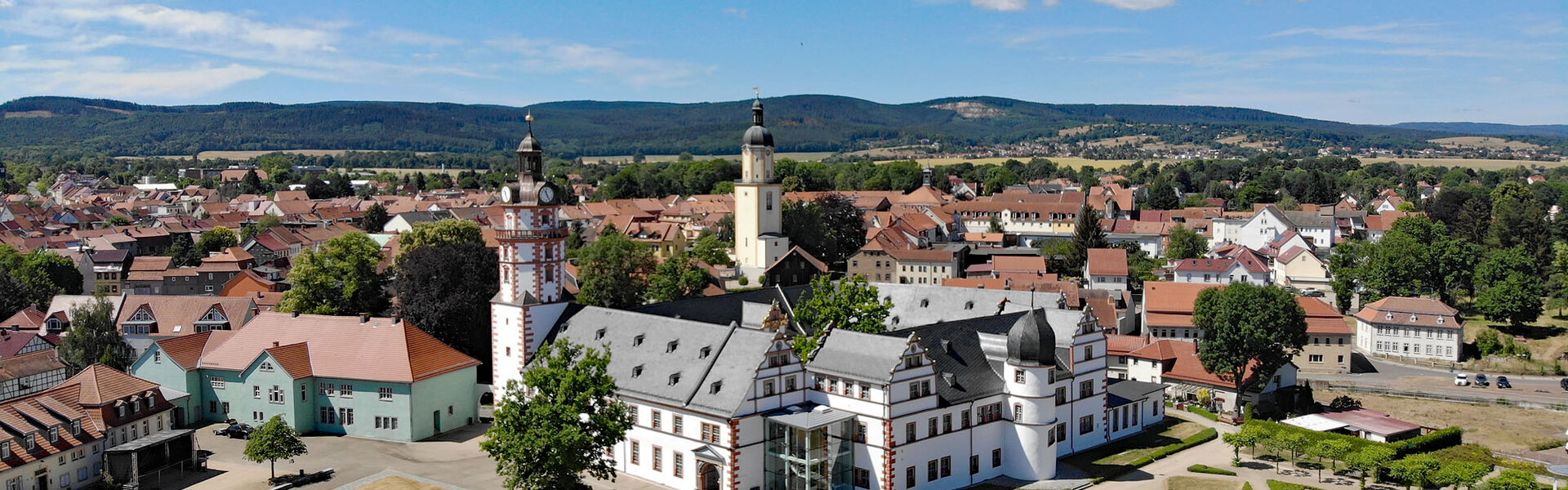 Stadt Ohrdruf mit Schloss Ehrenstein