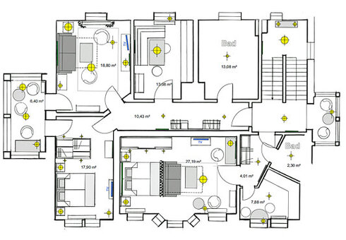 Grundriss 1. Obergeschoss