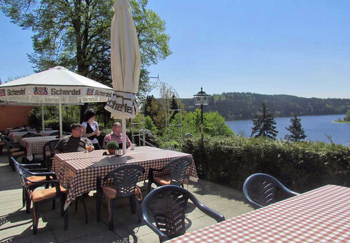 Terrasse mit herrlichem Ausblick