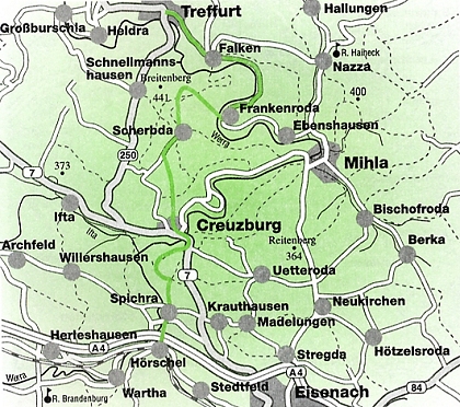 Der Harz-Eichsfeld-Thüringer Wald Weg